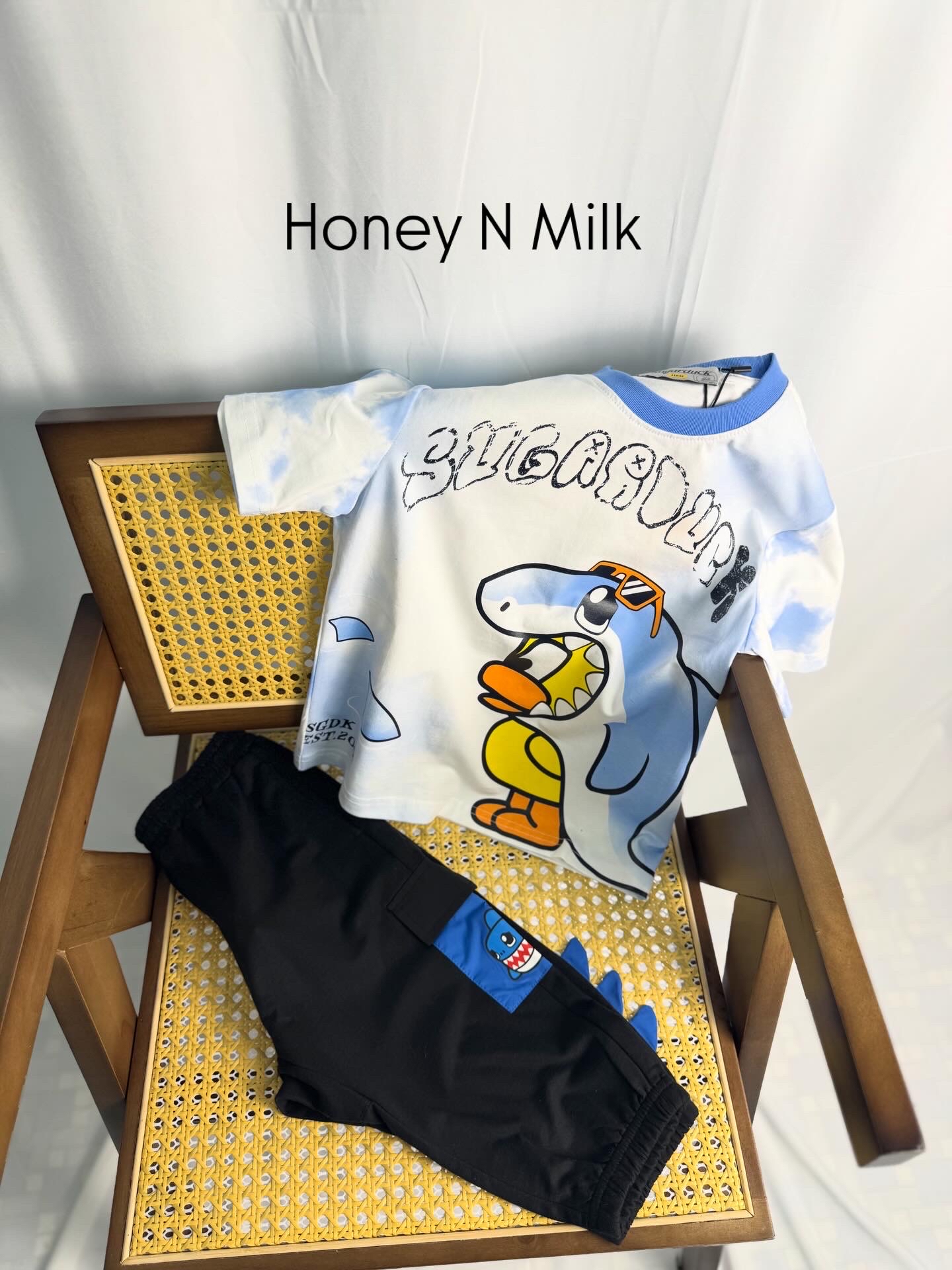 SGD Blue SharkDuck Top