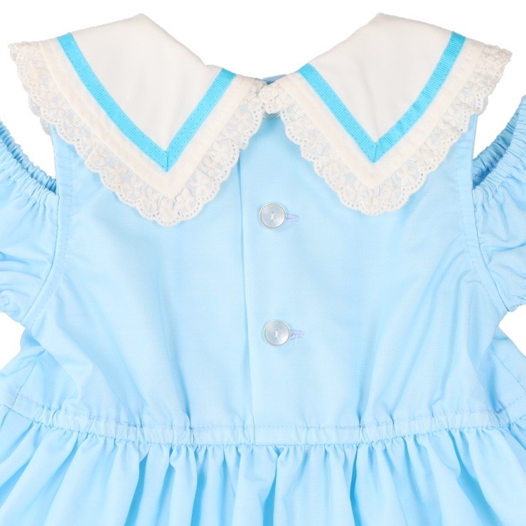 🇯🇵限時預訂 日本直送🇯🇵Elsa印花荷葉邊水手領露肩連身裙