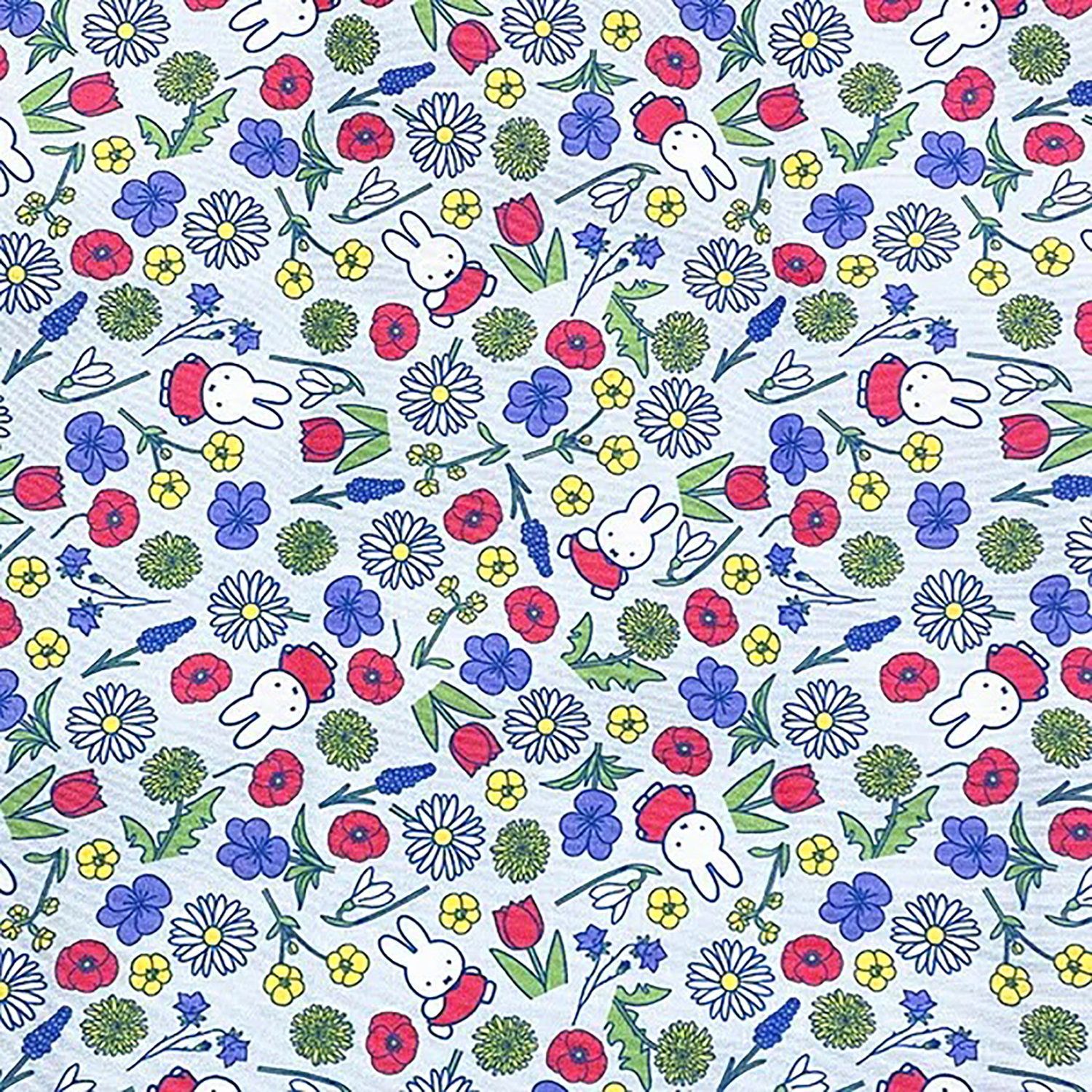 Miffy - 環保袋 (藍色花卉品種款)