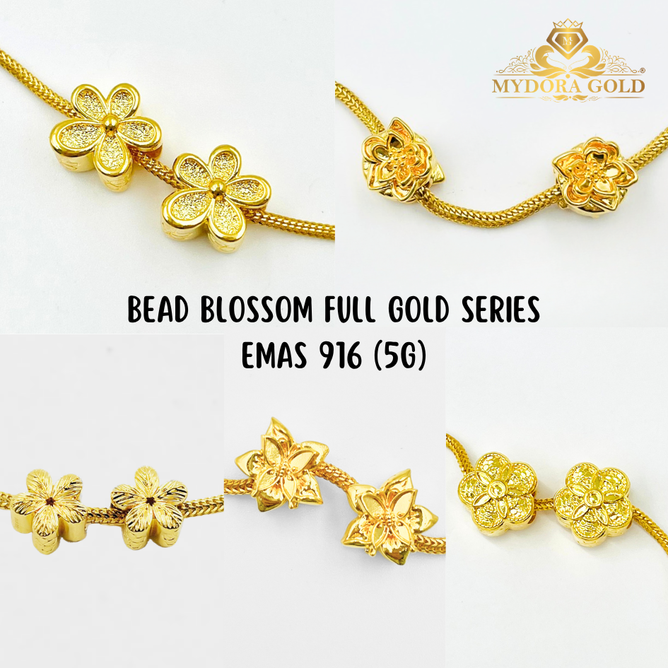 MYDORA Bead Blossom Full Gold Series (5G) | EMAS 916/22k