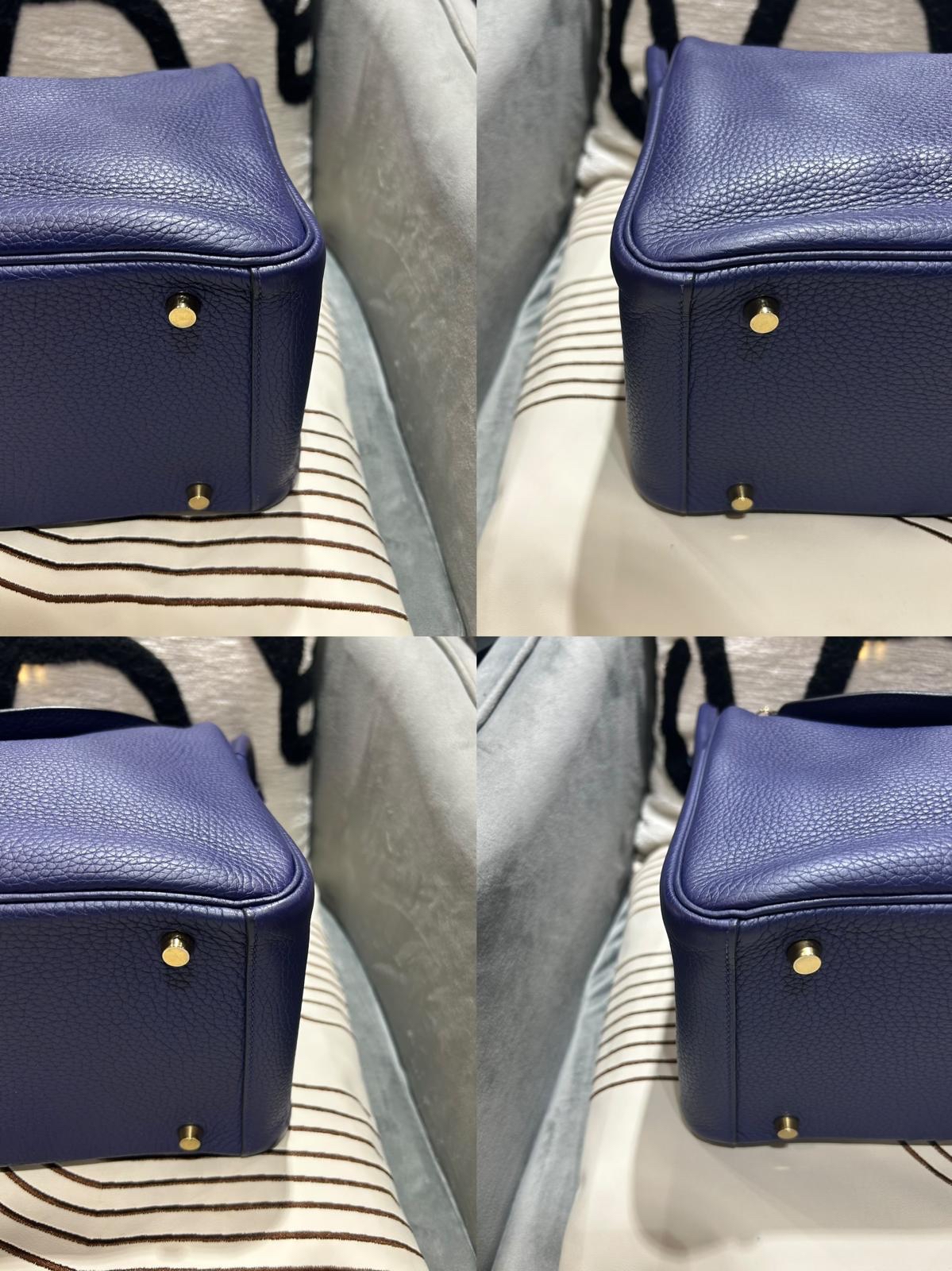 Hermes Lindy 30 墨水藍 stamp C 100%Authentic, 95%New ✅專門店收據✅Dust bag