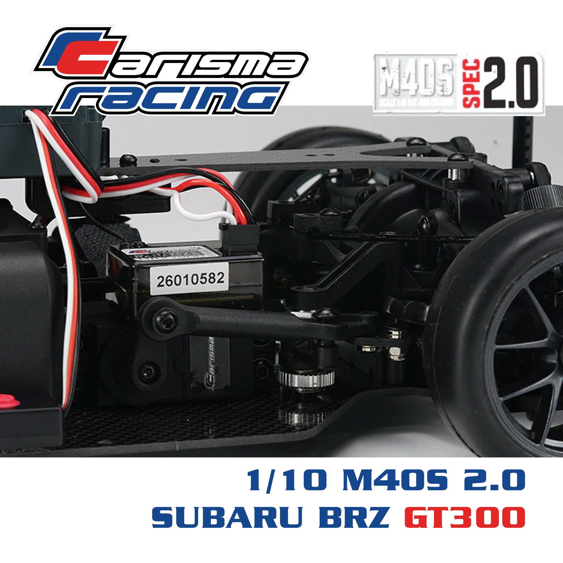 全新 Carisma 1/10 M40S 2.0 SUBARU BRZ GT300 2021 無刷平跑 | SUBARU授權