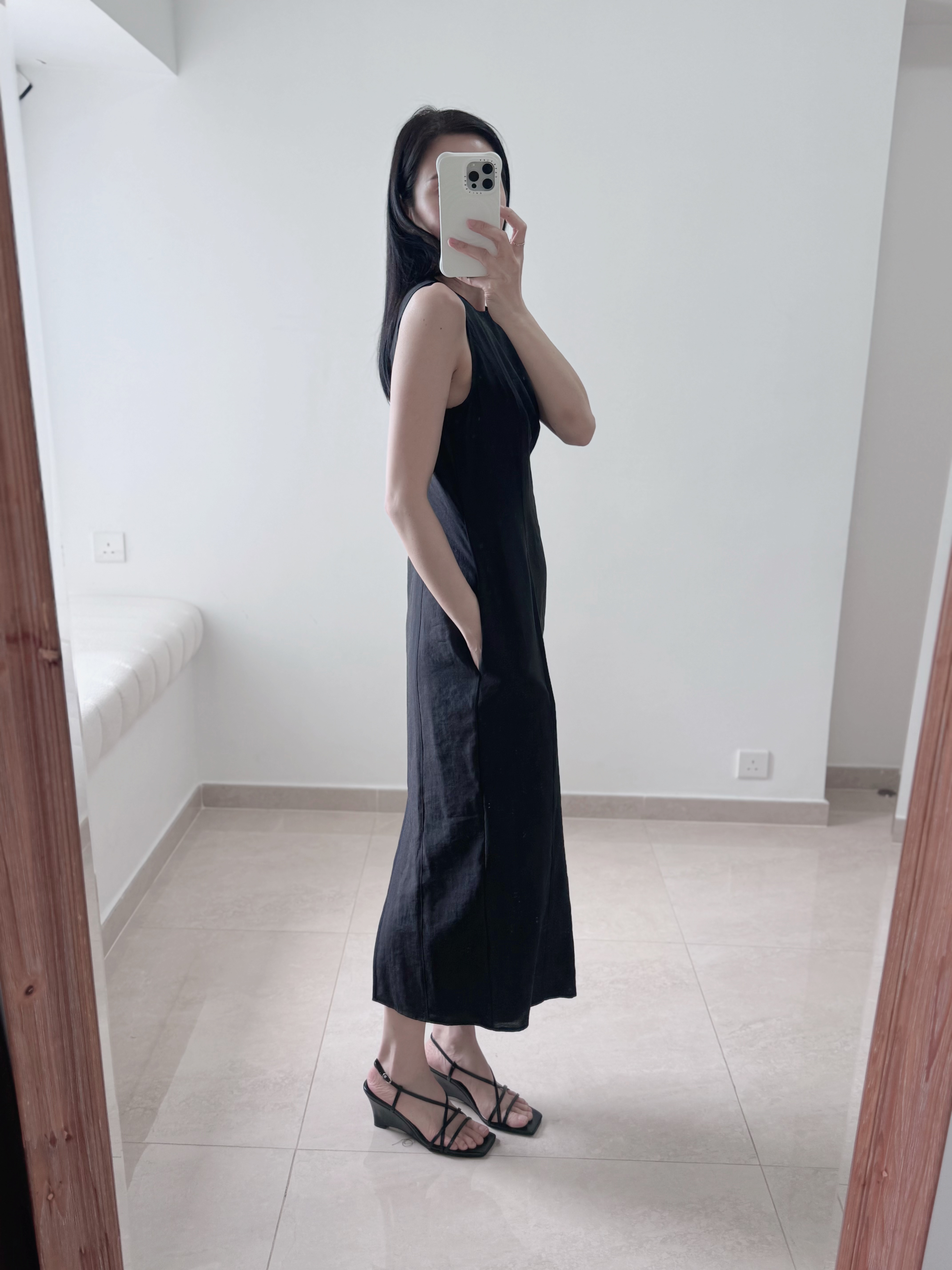 Elegant one piece long dress (with inner dress)