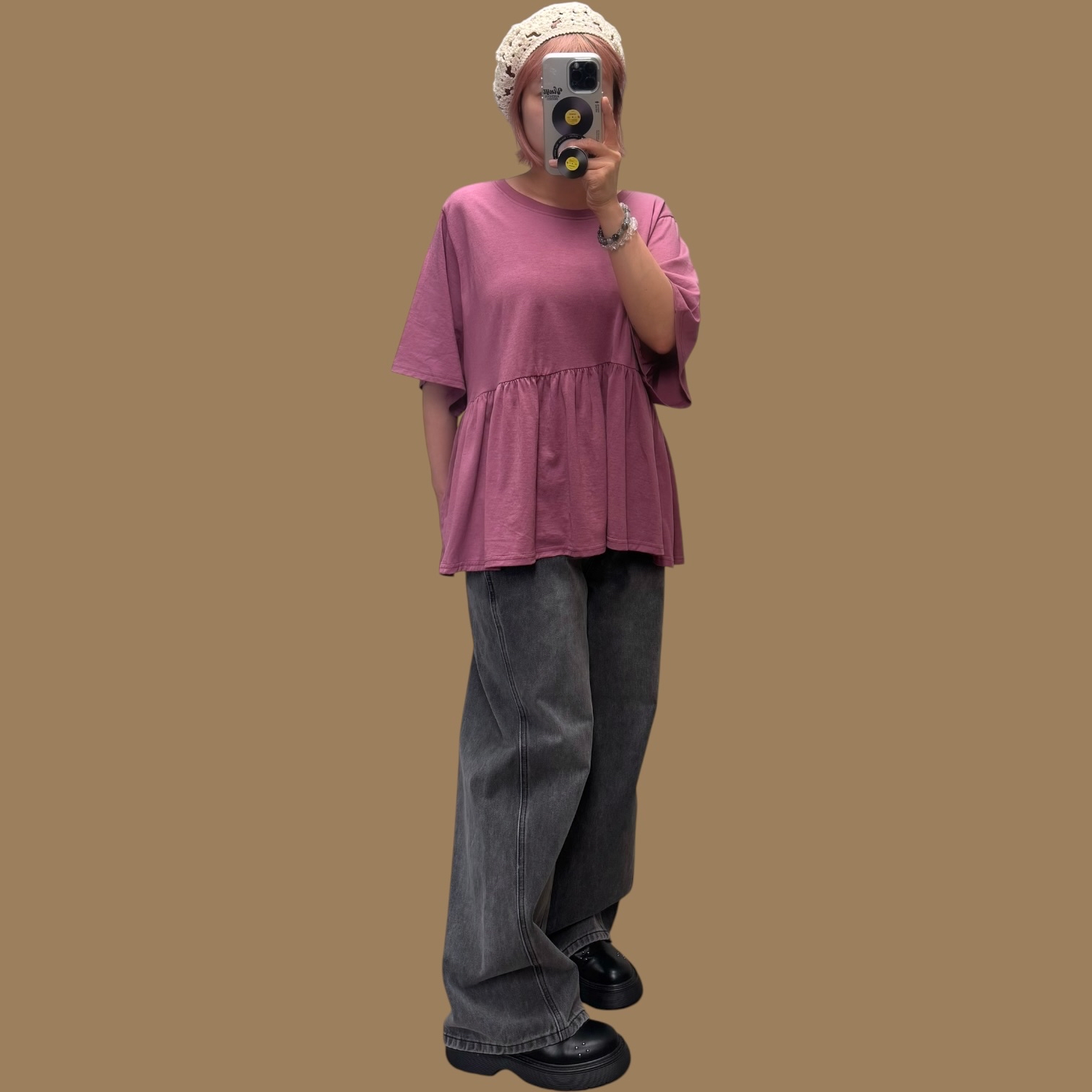 221443 淨色娃娃Tee