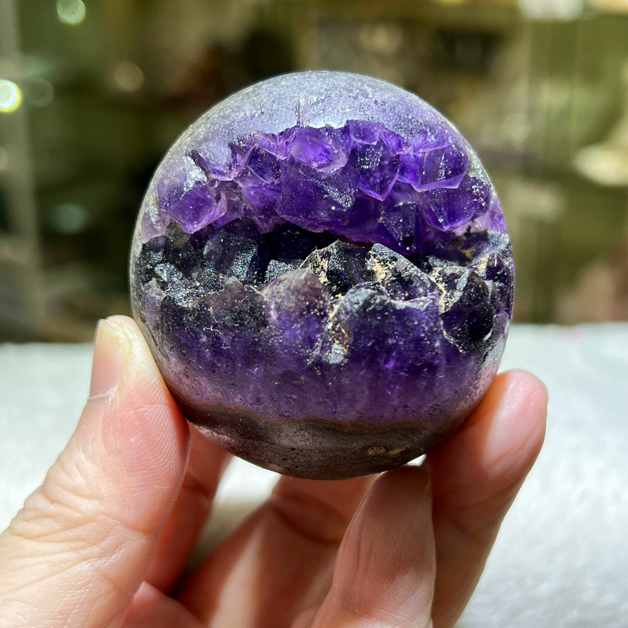 紫晶開口笑 5.2cm+/- - 1