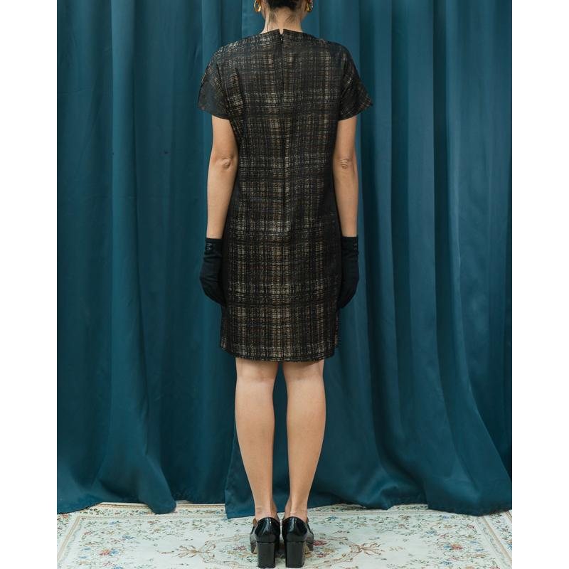 C.a. 1990s Japanese Designer Style Cocoon Dress made with European imported fabric (MT1541-31)