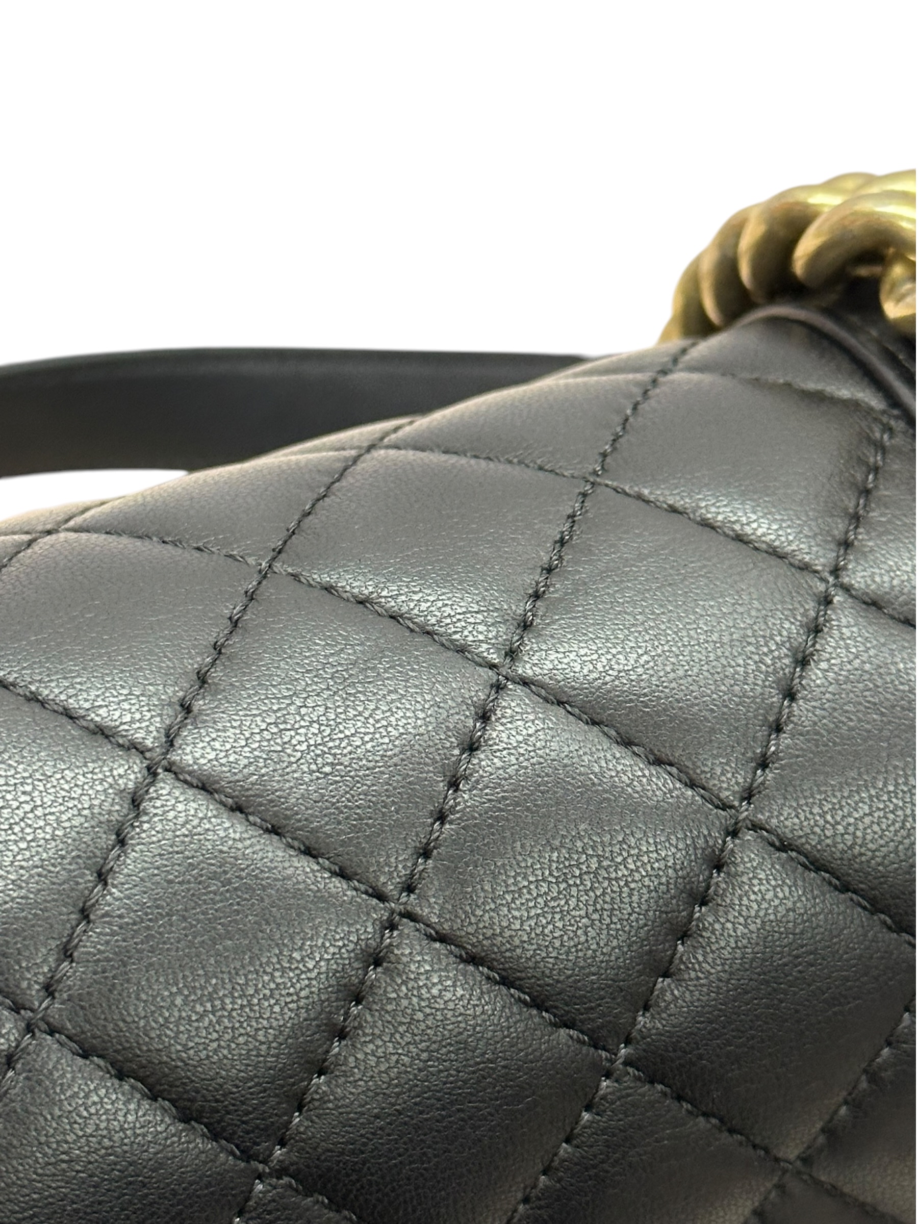 Pre-owned Chanel Boy 25 Flap Bag Lambskin / Product Code:082106