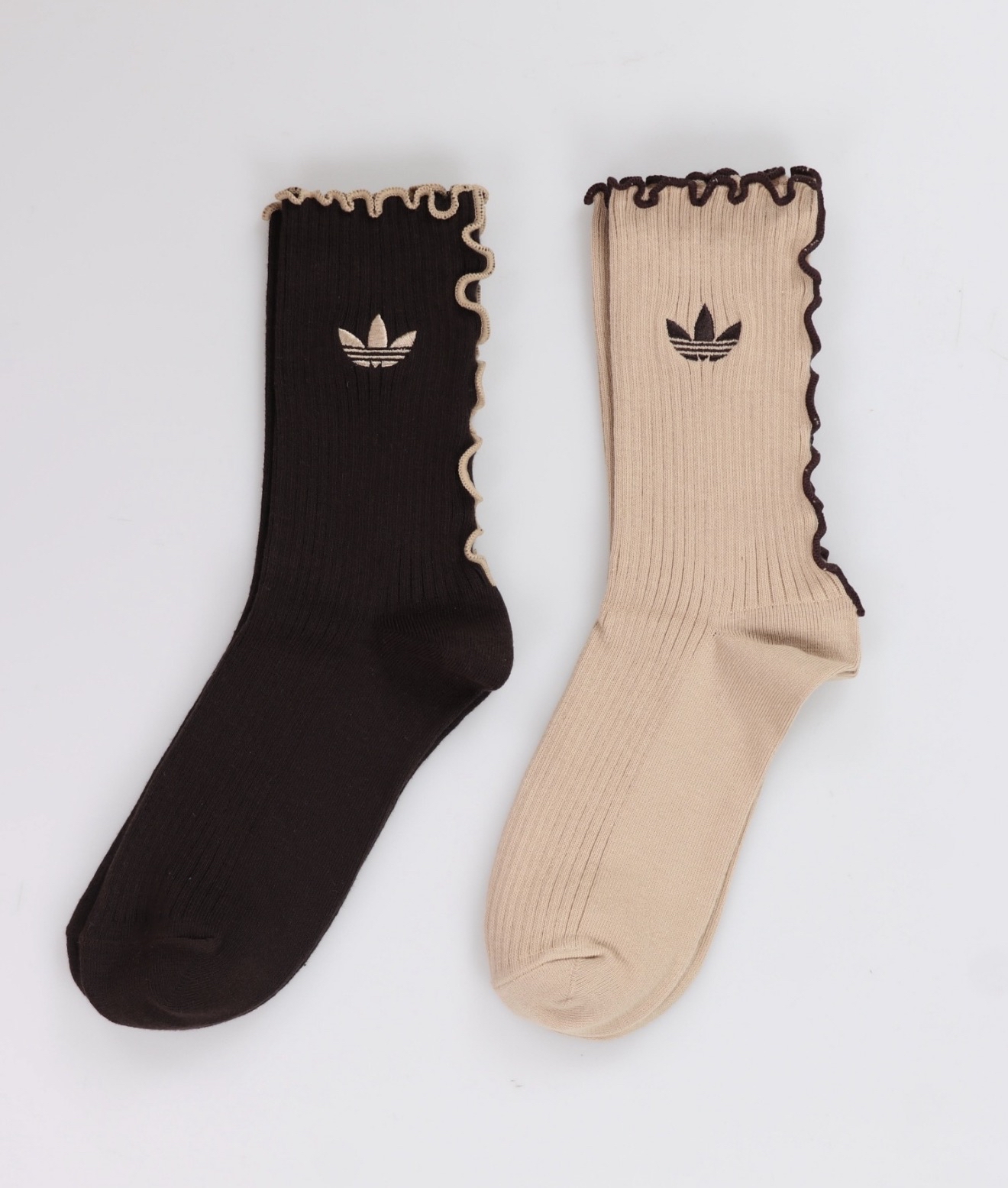 日本Adidas荷葉邊襪(一set兩對)