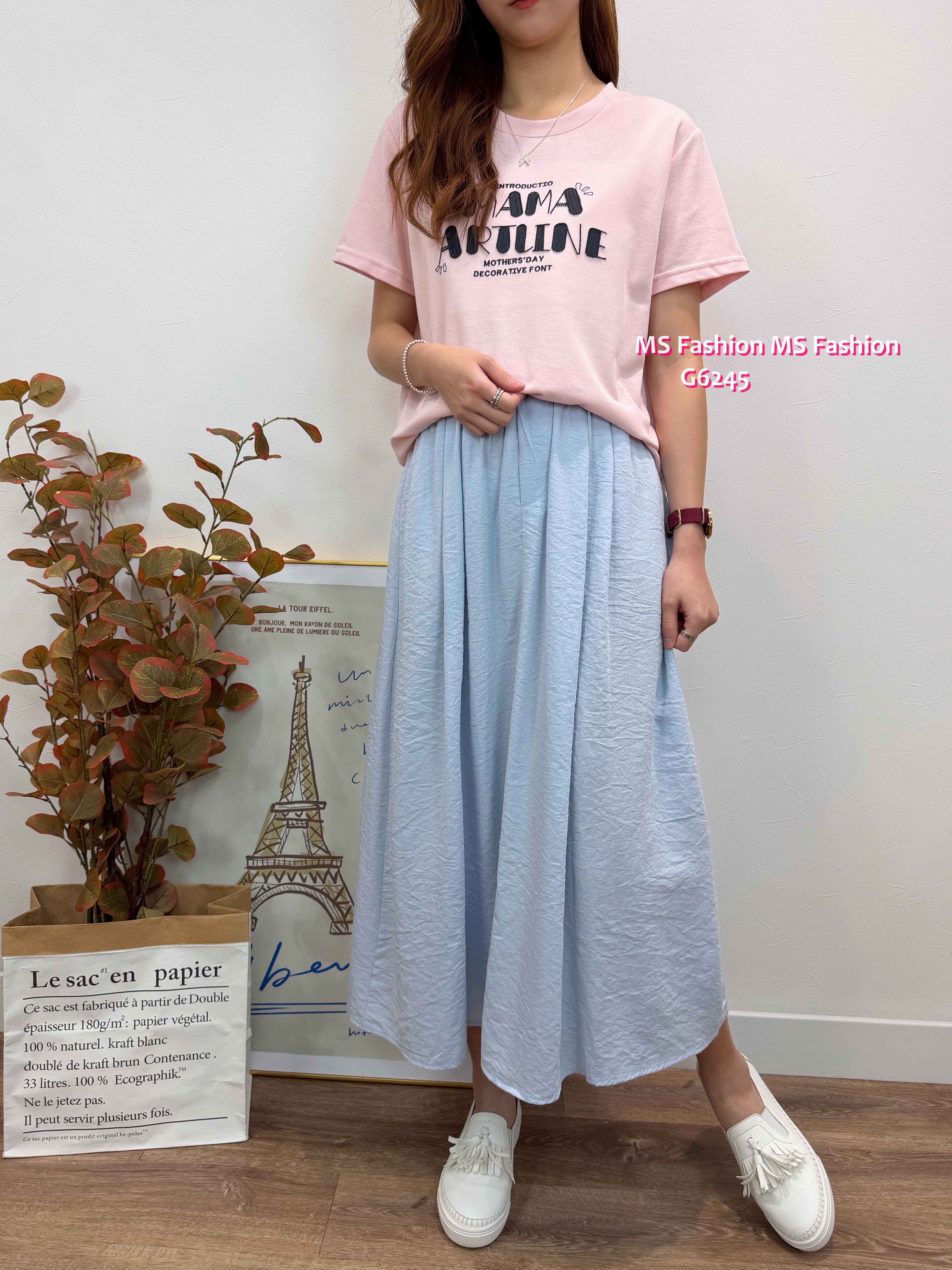 G6245 韓國🇰🇷立體字母tee仔