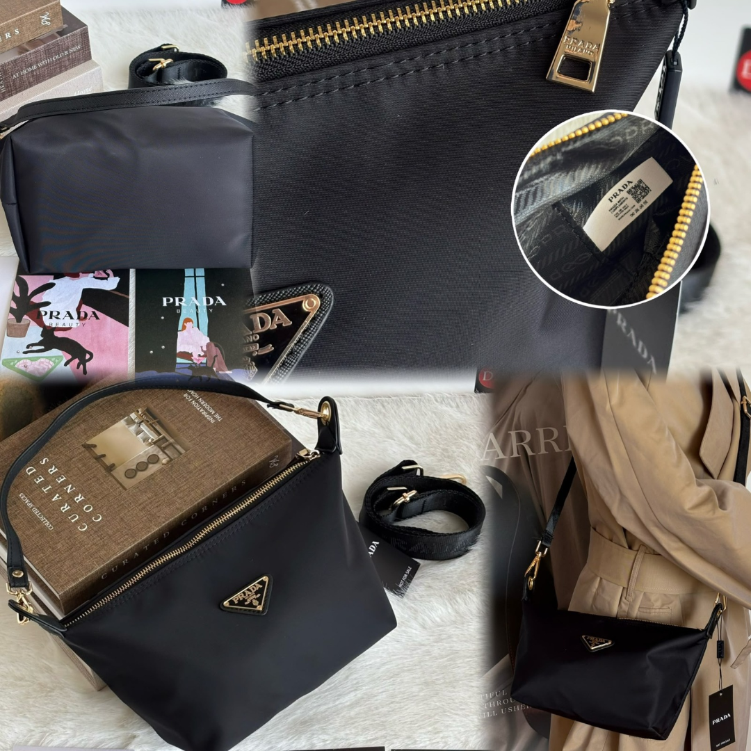 Prada VIP 贈品尼龍斜孭袋 
