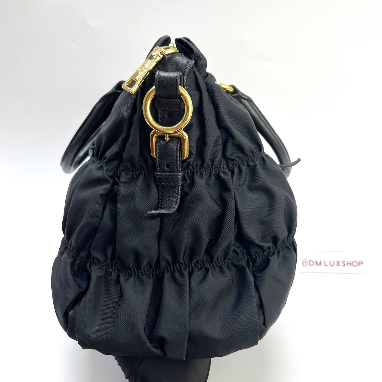 Prada Tessuto Gaufre Nylon Tote Bag GHW