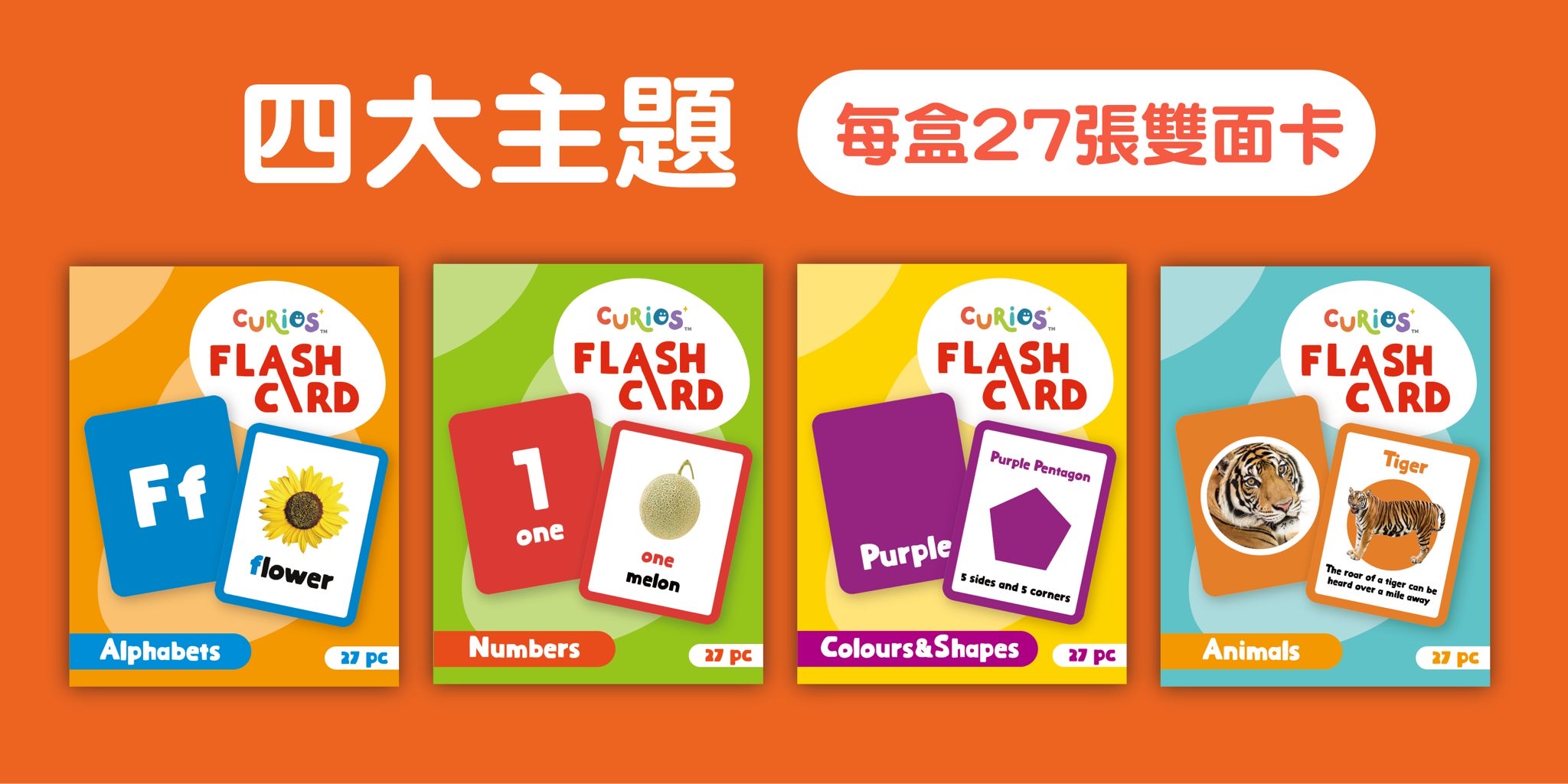 Curios Flashcard 英文識字卡