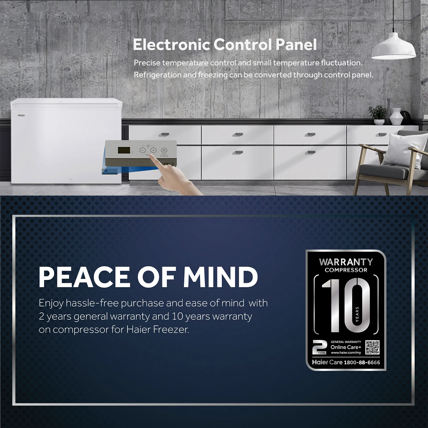 Haier 288L Chest Freezer (BD-288HEC)