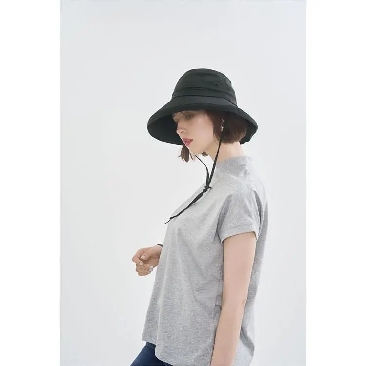 現貨🌸日本直送 |日本 360° 通風 |抗UV |吸水速乾 | 撥水加工防曬帽/太陽帽/漁夫帽 （黑色）