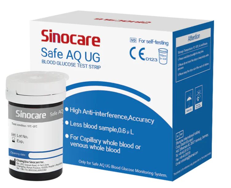 Sinocare Safe AQ UG血糖試紙50張