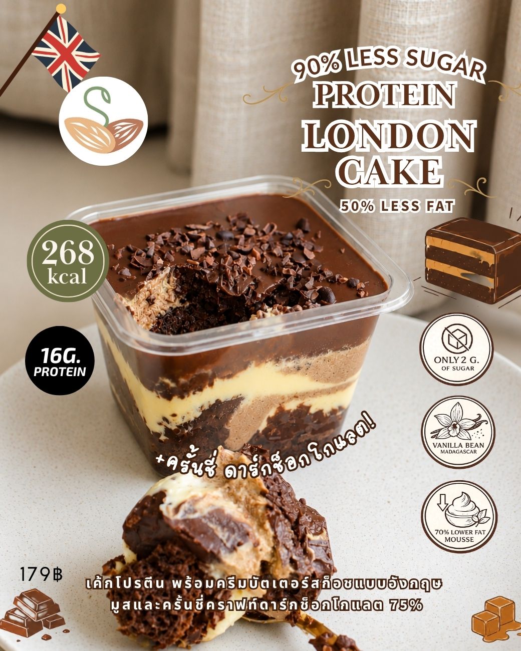 [SS]London Protein Crunchy Cake