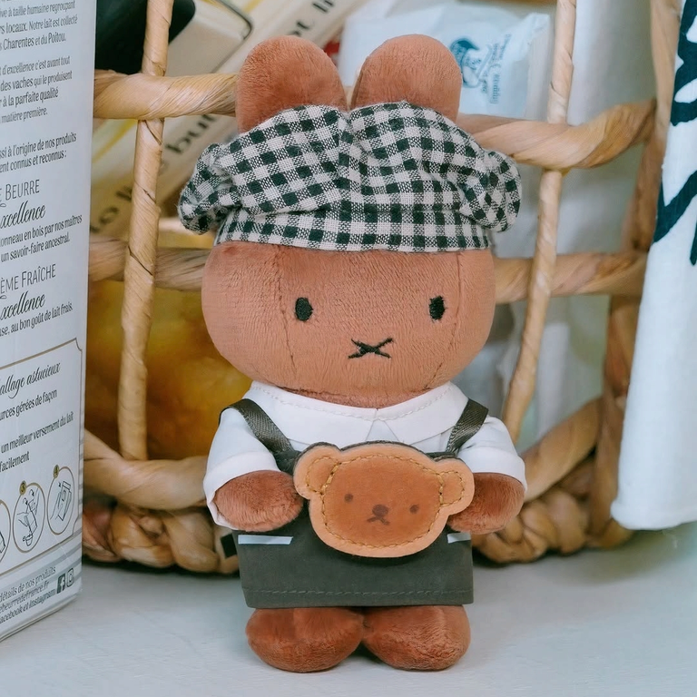新貨到店 [韓國直送] Miffy in Gyenongju慶州限定 麵包師傅公仔掛件 (Melanie/Boris)