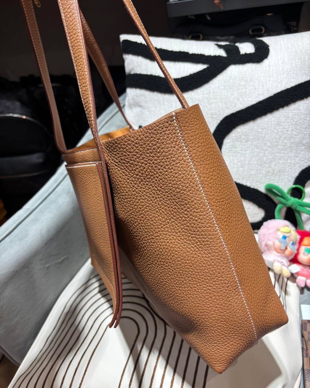 HERMES Cabasellier 31 Stamp W Gold 100%Authentic ,98%new  ✅收據副本✅內袋✅dust bag