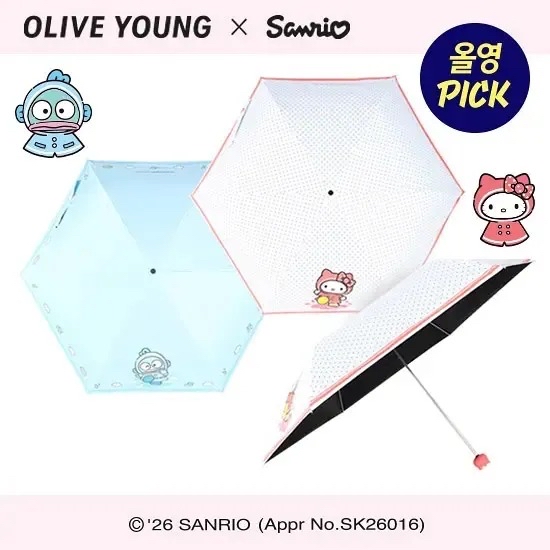 📝預訂📝🇰🇷韓國Olive Young RainyDay 3-Fold UV Protection Umbrella