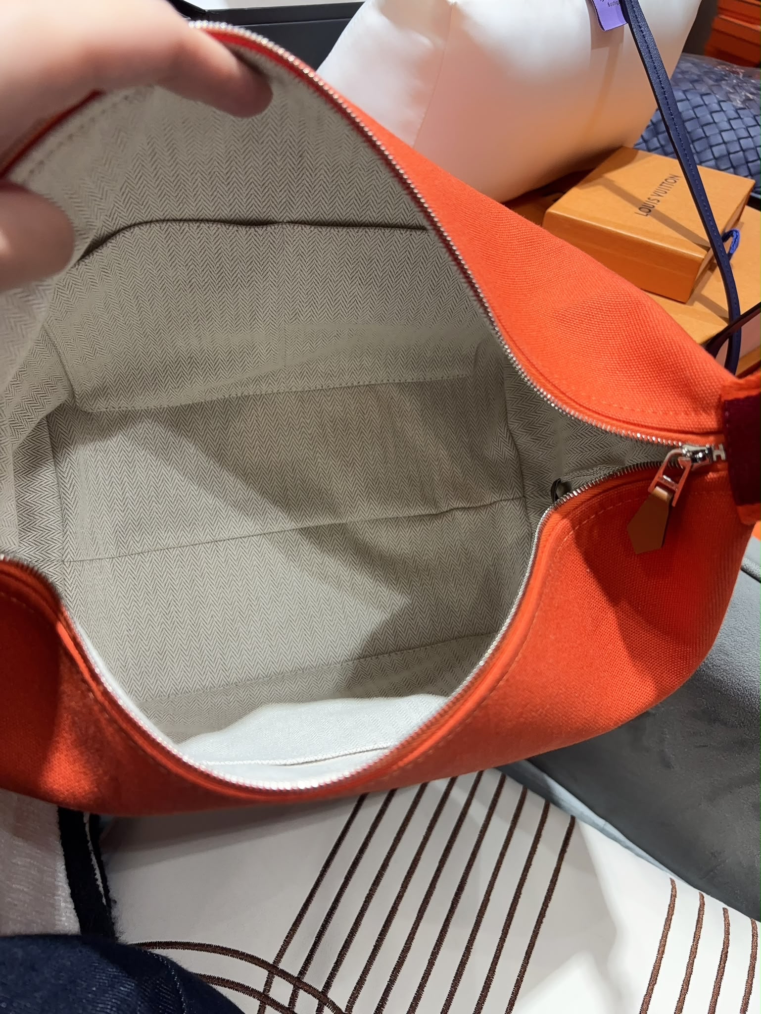 HERMES Bride-a-Brac GM Handbag 飯盒包, 100%Authentic, 98%new 