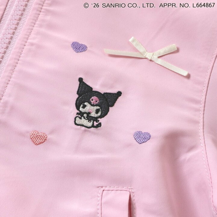 🇯🇵預訂 日本直送🇯🇵Apres les cours x Sanrio系列兩色絲帶愛心人物刺繡防風拉鍊外套