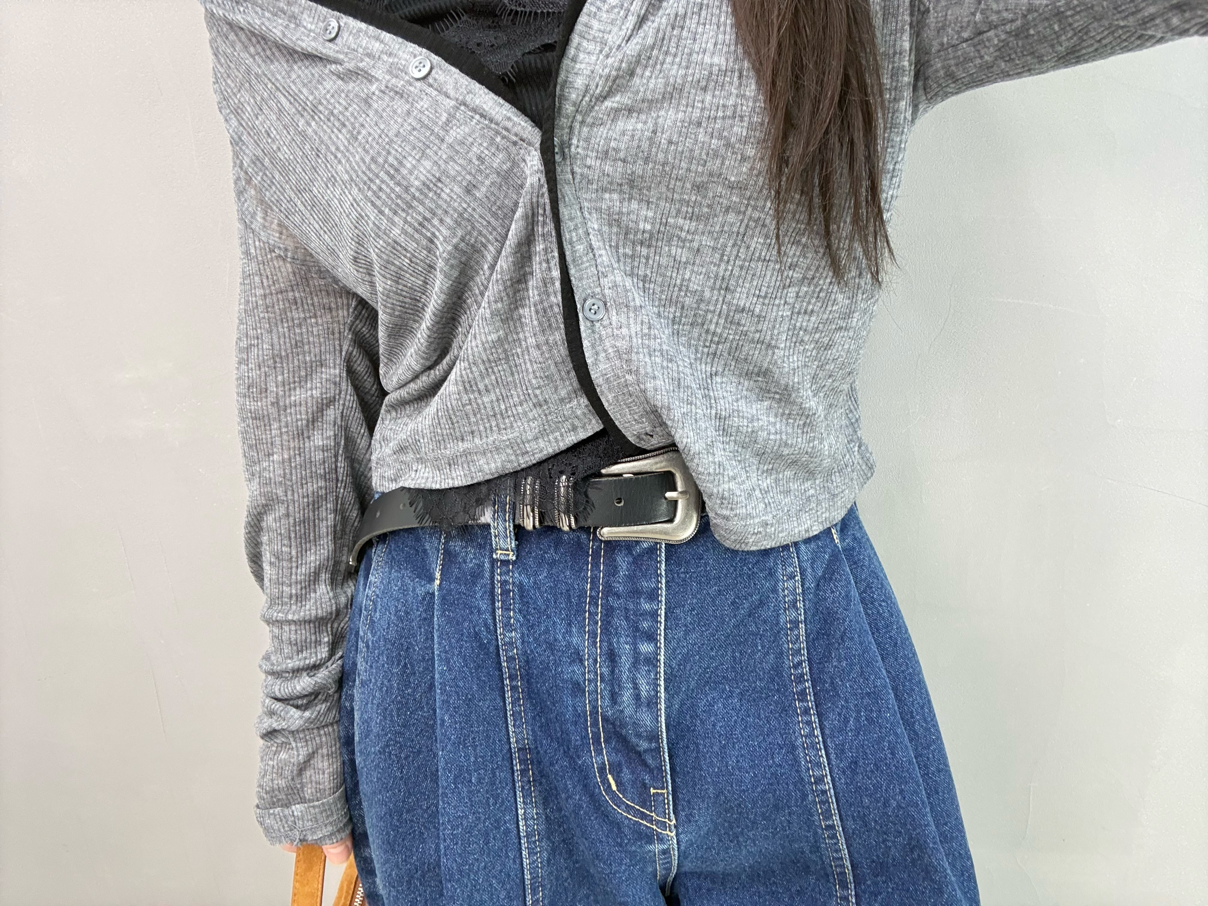 F08 復古扣牛皮belt