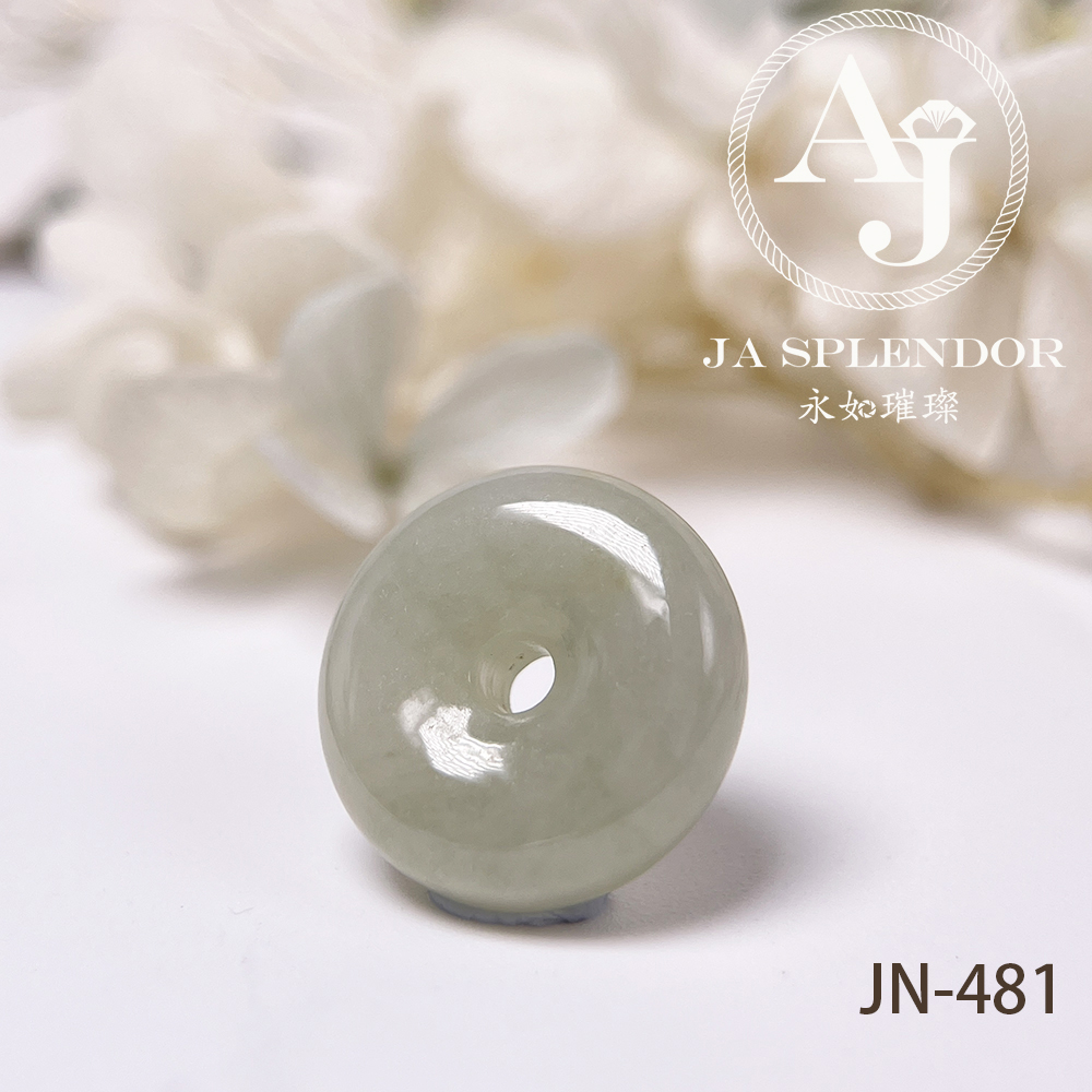 JN-481/484/495 天然翡翠A玉 冰潤秋香黃小平安扣