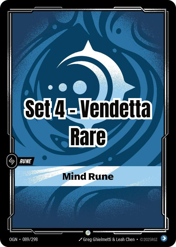 Vendetta - Rare - Mind Rune (Set 4)