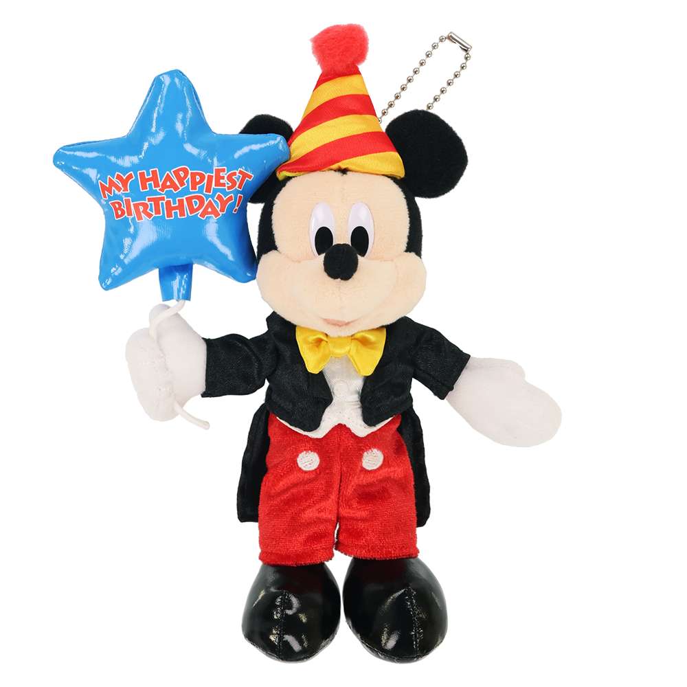 【預訂】TDR Happiest Birthday - Mickey 公仔掛飾