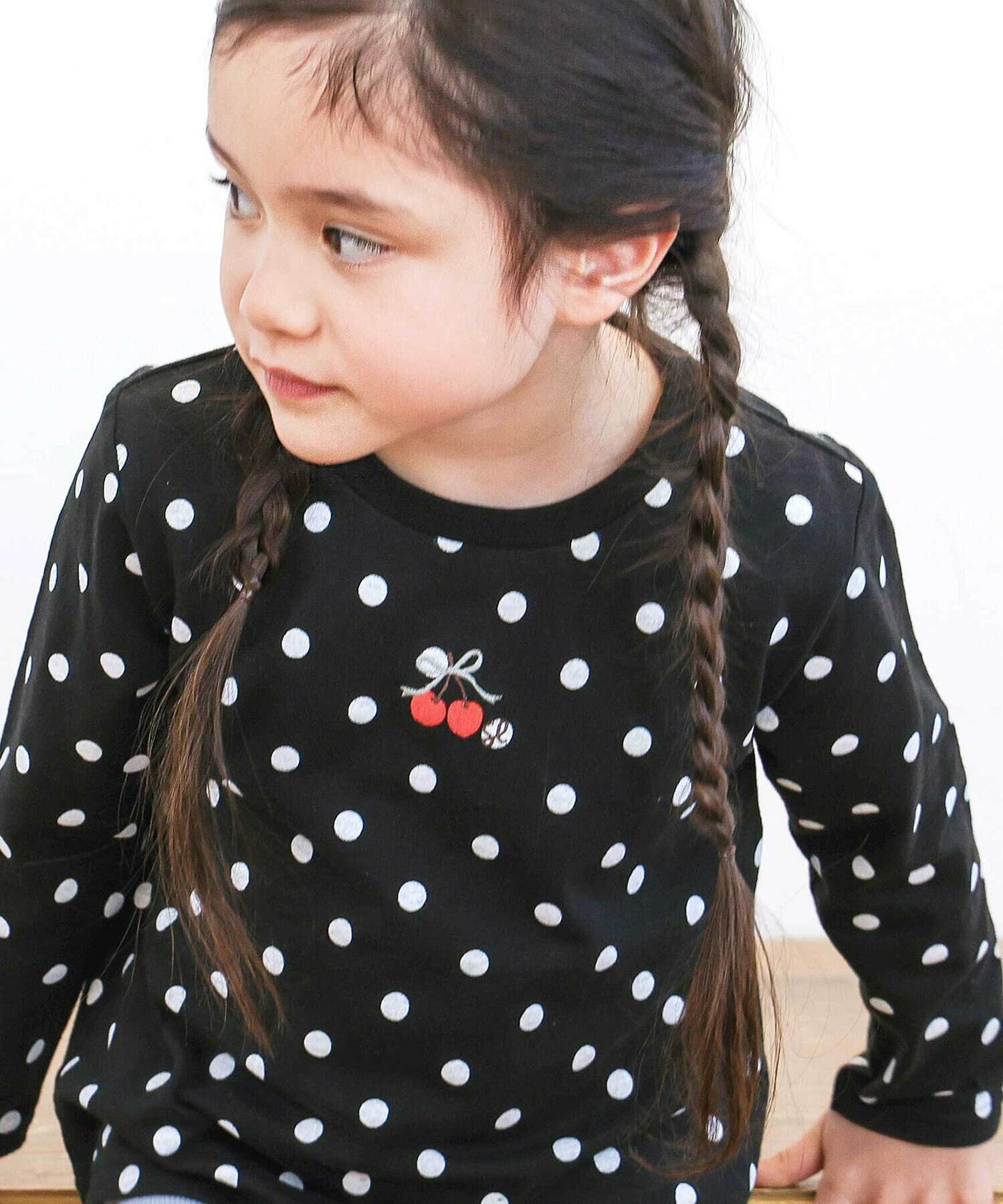 🆕【⭐訂購⭐】🇯🇵日本直送🌀SLAPSLIP 防污加工 有機棉 女童長袖Tee［8款選］🌀 [ELBA-0177][260305]