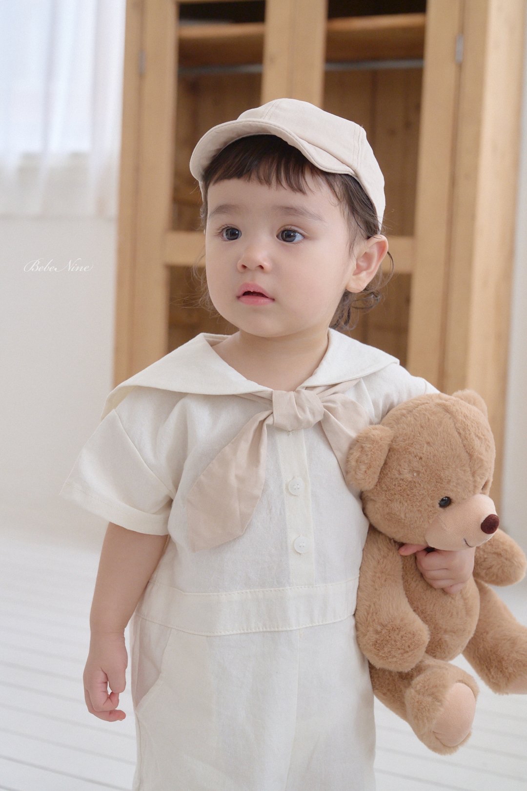 ☀️預訂 韓國直送☀️🇰🇷Bebenine兩色水手領巾短袖連身服