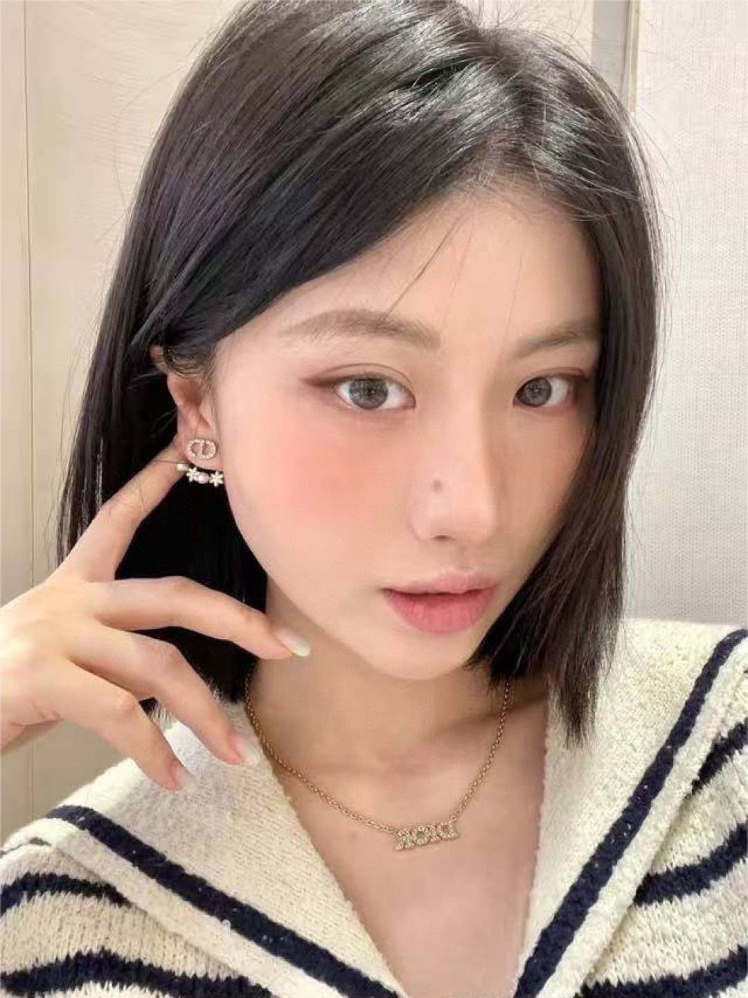 【原單】DIOR CD雛菊耳環 連禮盒