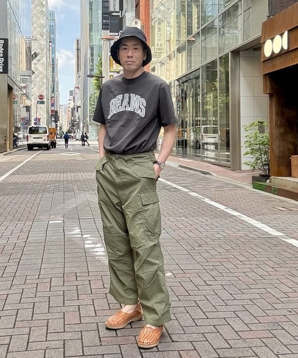 CHAMPION x BEAMS LOGO TEE