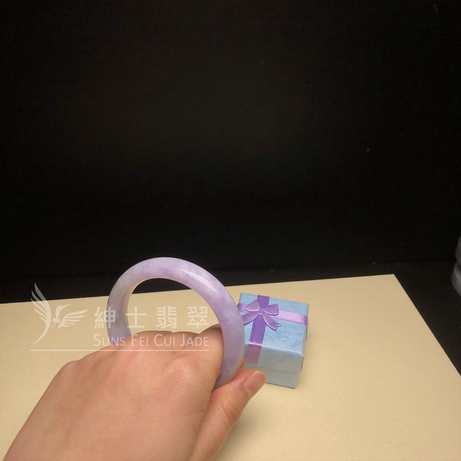 木那藍紫飄花福鐲54.3mm - 1