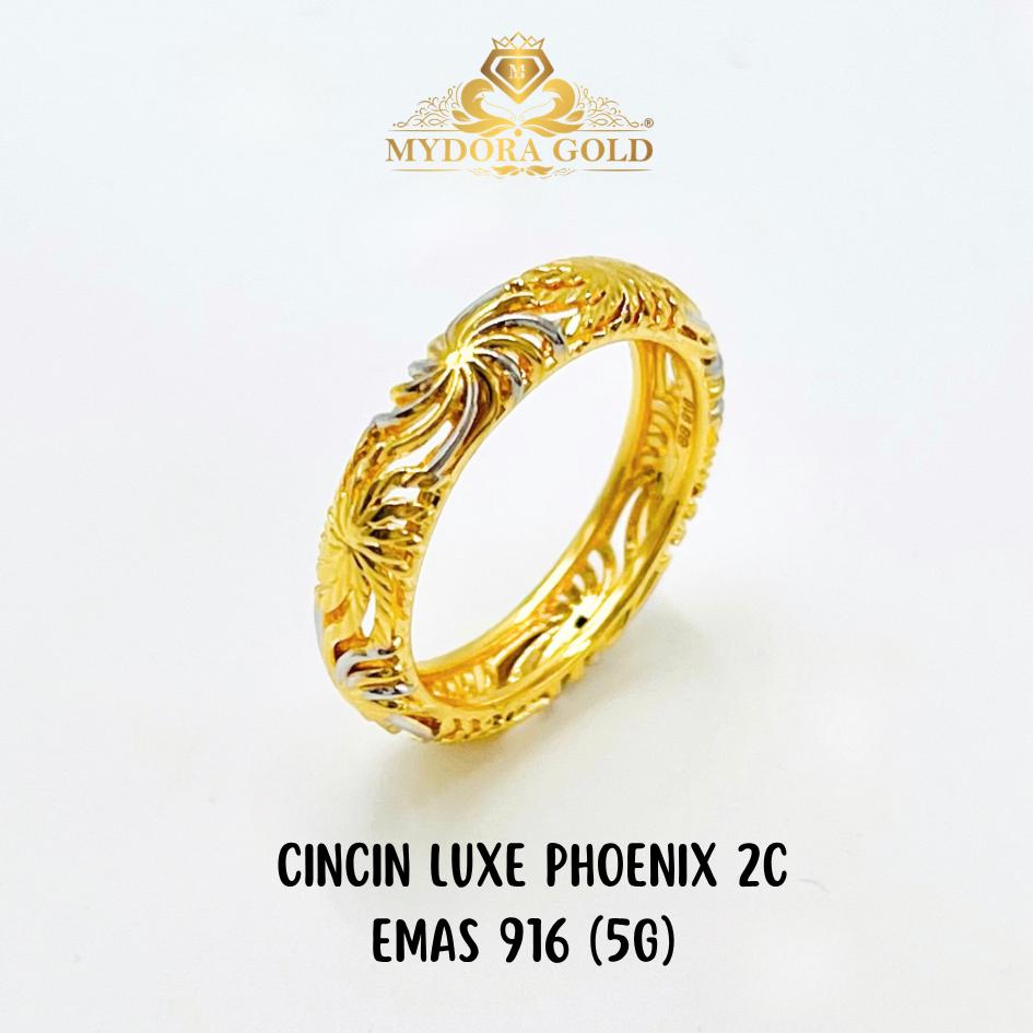 MYDORA Cincin Luxe Phoenix (5G) l EMAS 916/22K