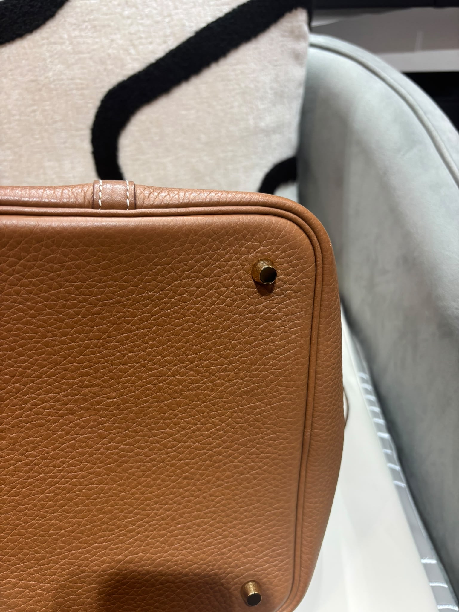 Hermes picotin 22,STAMP W Gold/Gold 100%Authentic, 98%New unused  ✅收據副本✅key lock ✅Dust bag✅box