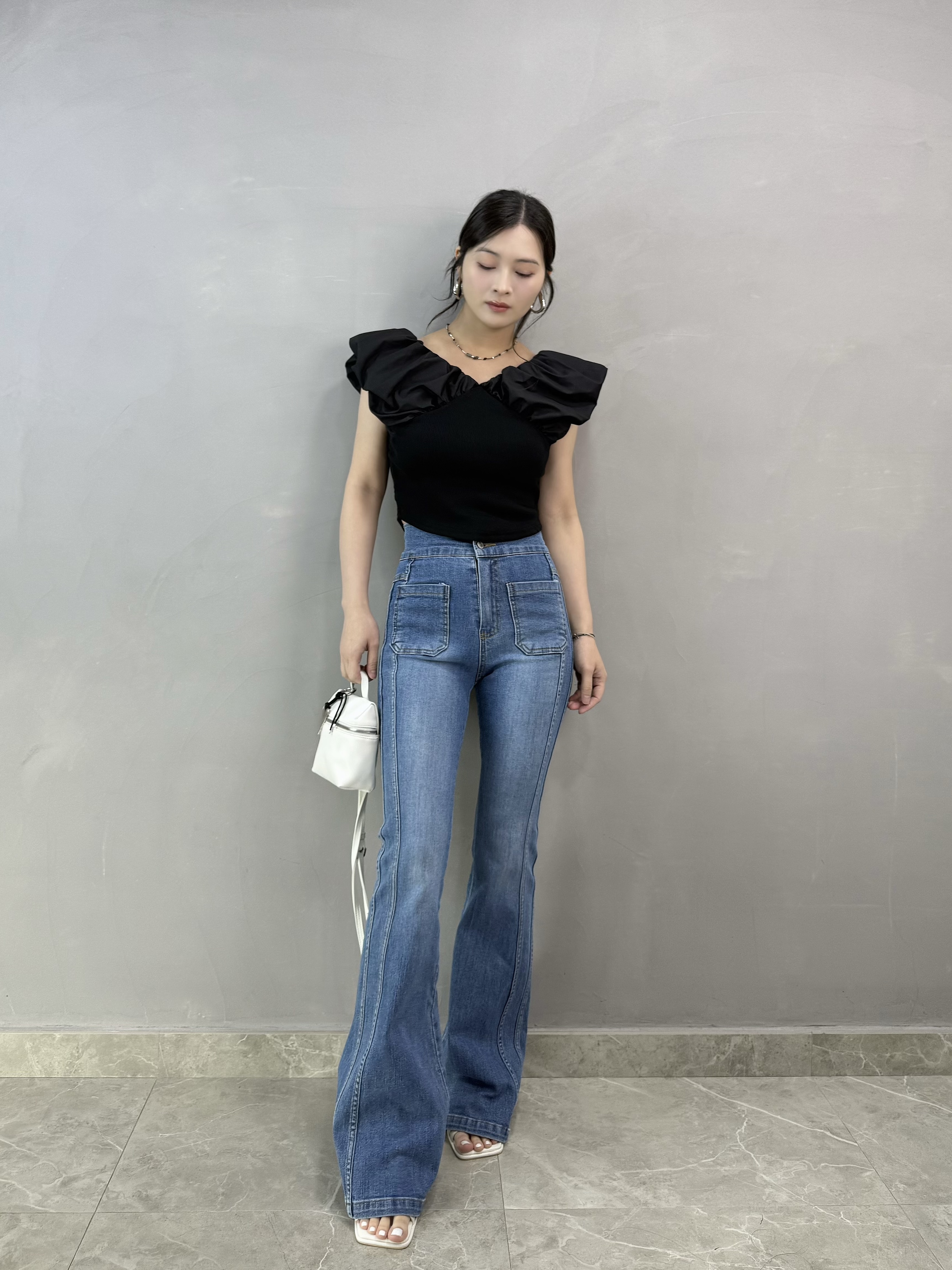 Y75 兩著泡泡Top
