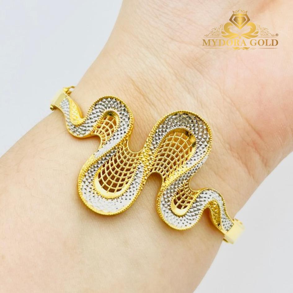 MYDORA Gelang Ombak Rindu Jaring l EMAS 916/22K