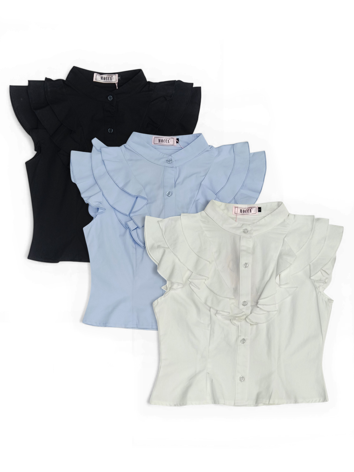 Elysia Ruffle Top M158