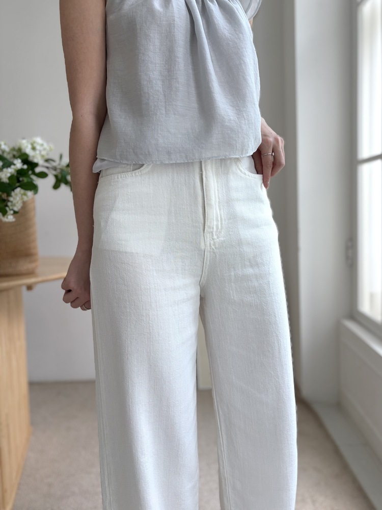 [極涼!!] Summer Lightweight White Jeans