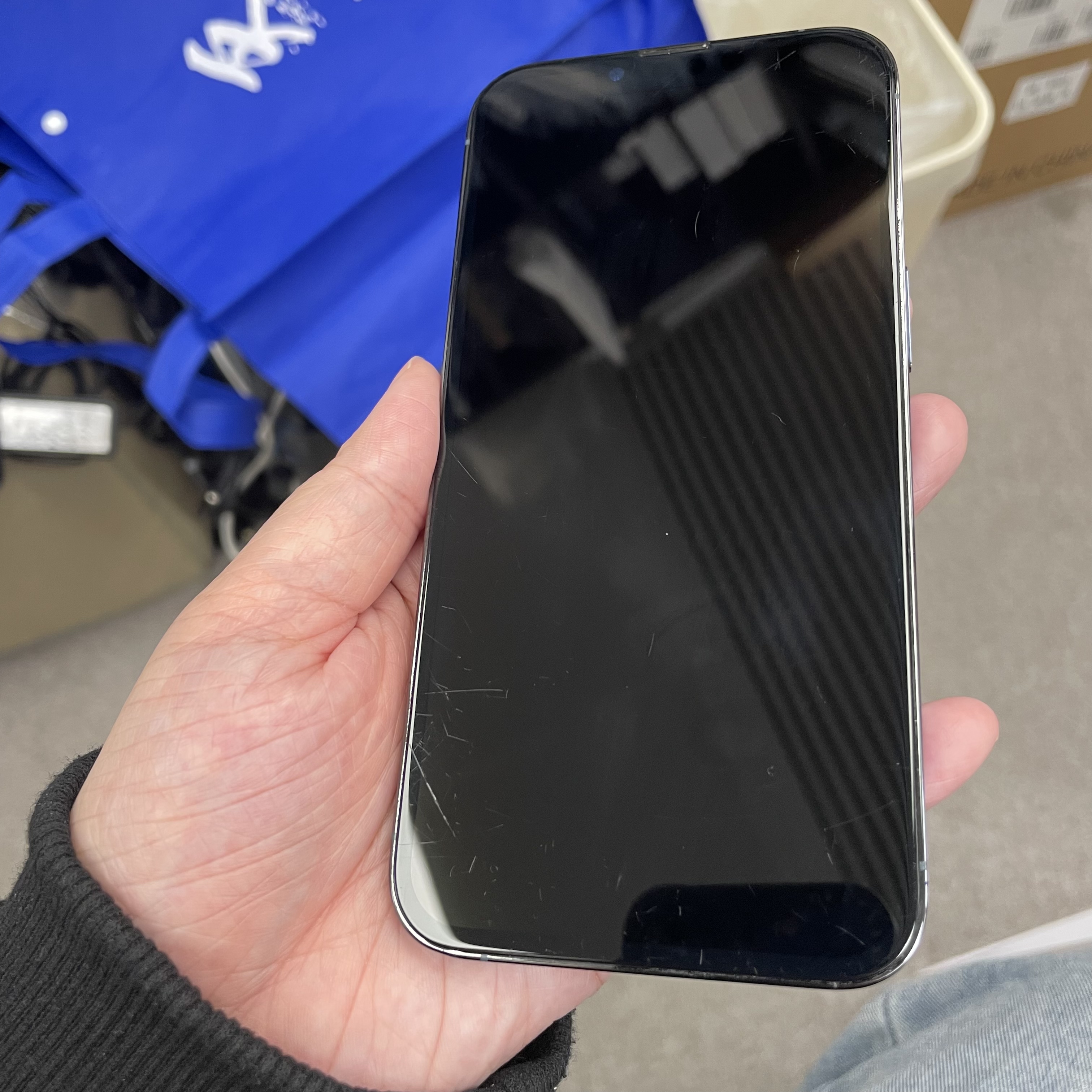 *5942 13 pro 靚機 128GB 電71 藍色 blue 代用mon