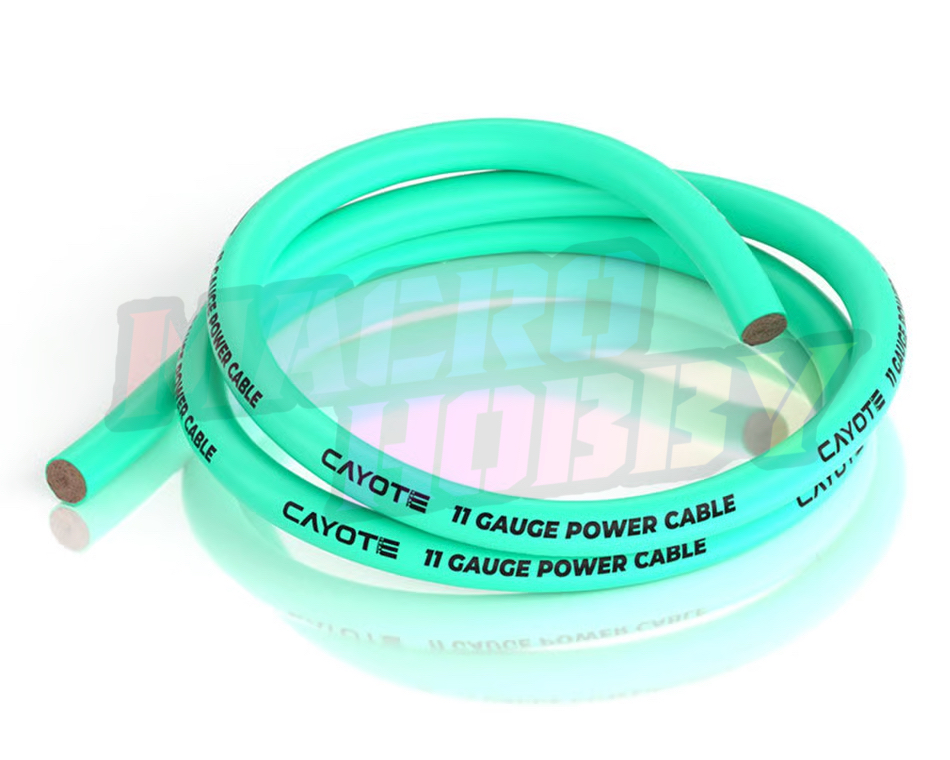 Cayote Thin-Wall Silicone Wire (Aurora Green) (1 Meter) (11AWG) CYECW07 #610018