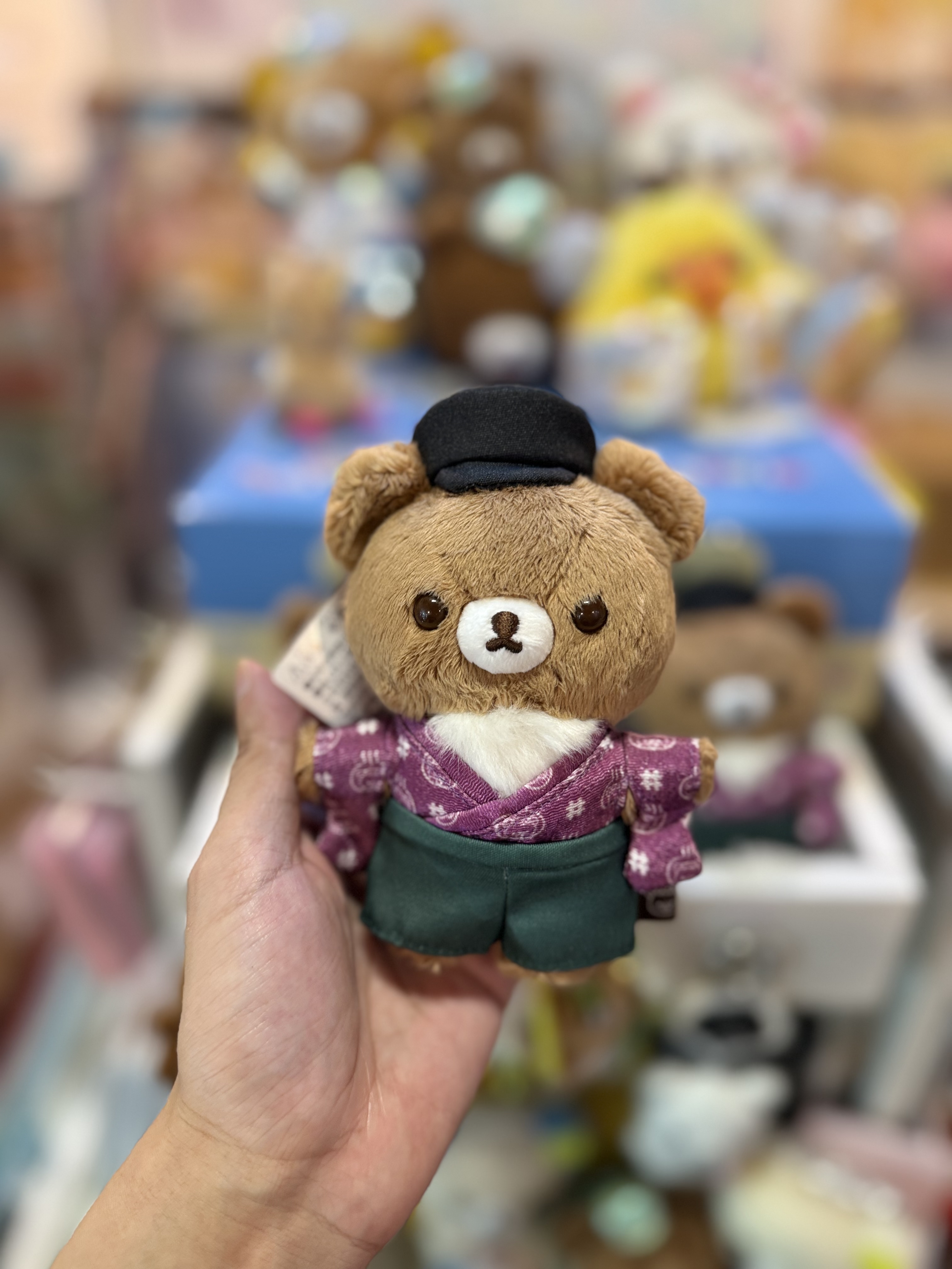 《現貨》全新日本道後溫泉店限定小熊掛飾