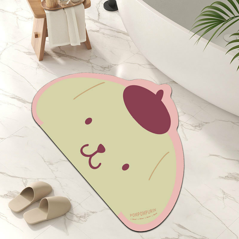 Sanrio特级超薄卡通吸水珪藻土防滑軟地墊 -1張- 現貨