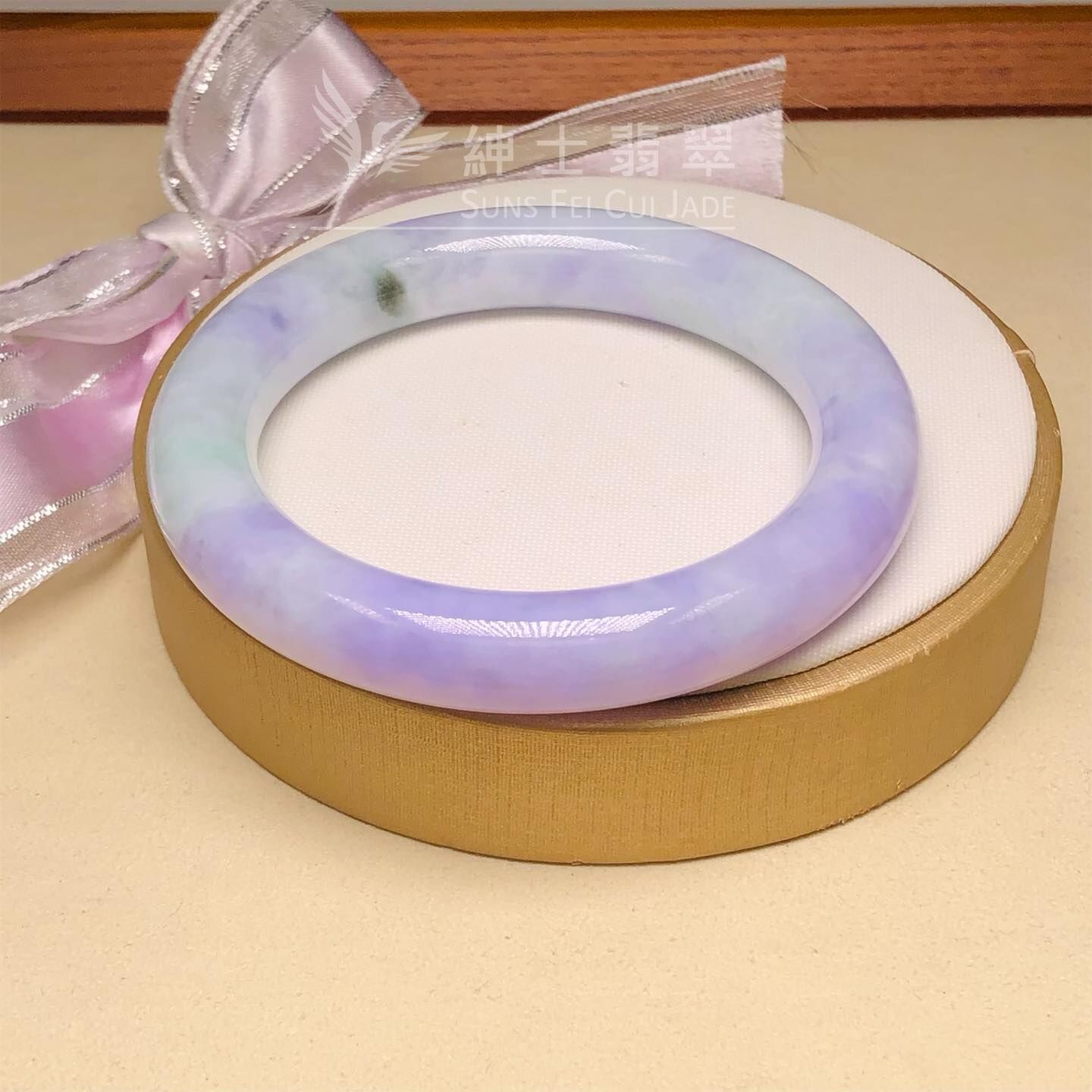 木那藍紫春彩圓鐲57.3mm