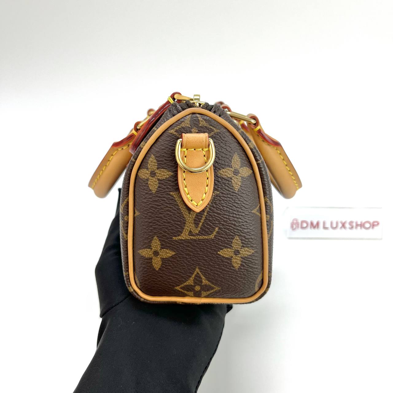 LV Monogram Nano Speedy GHW