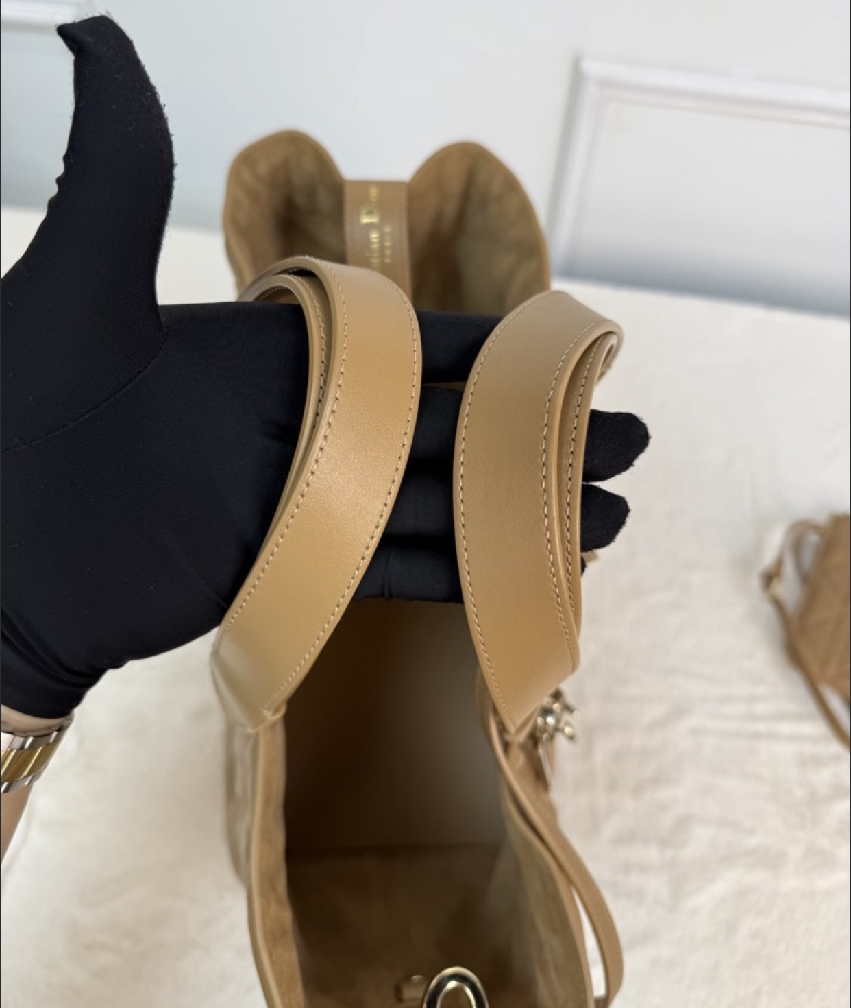 blackpink jisoo同款❤️‍🔥DIOR Toujours土著包 中號 子母袋款