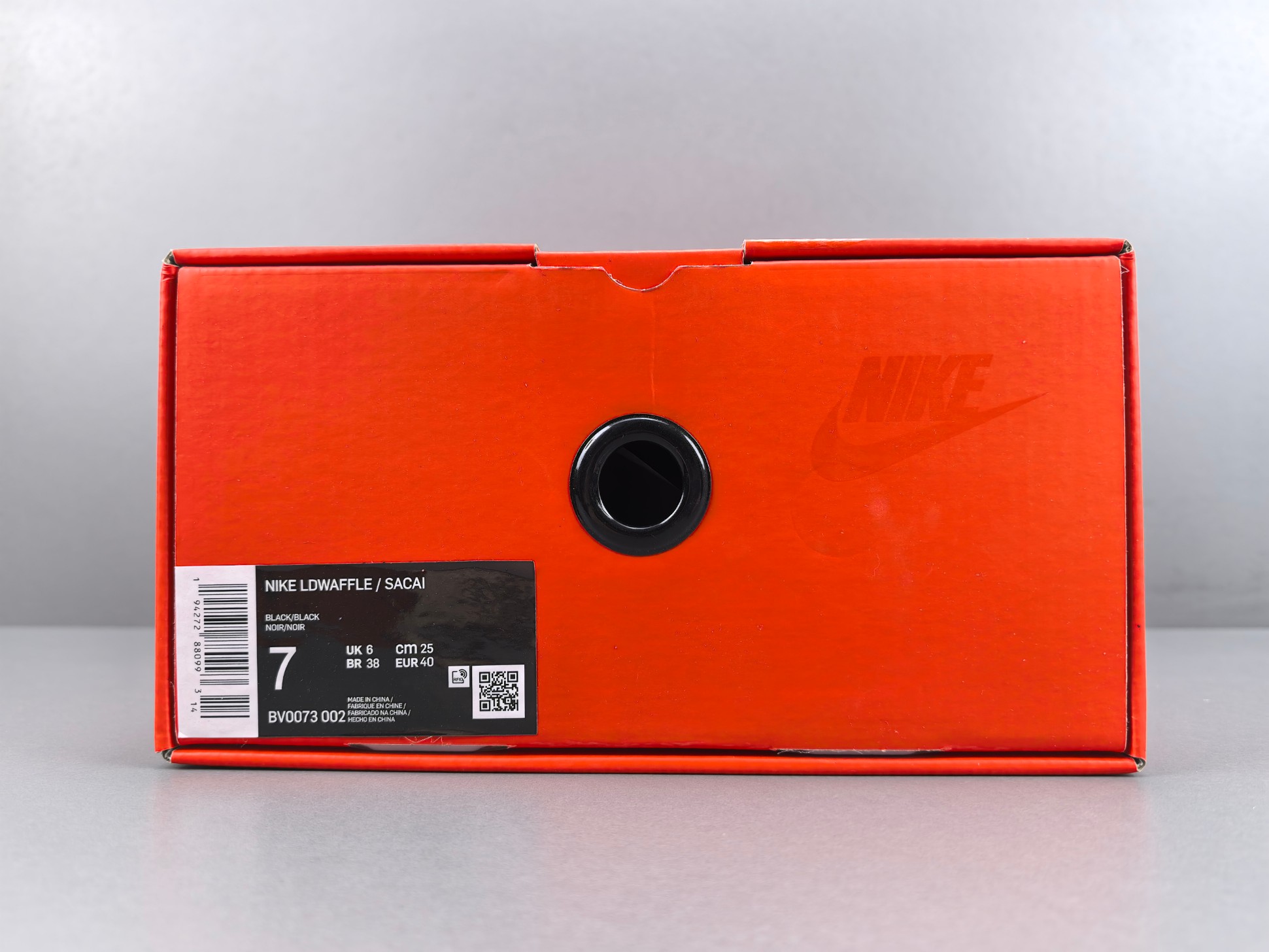 Nike LDWaffle x Sacai "Black Nylon" BV0073-002