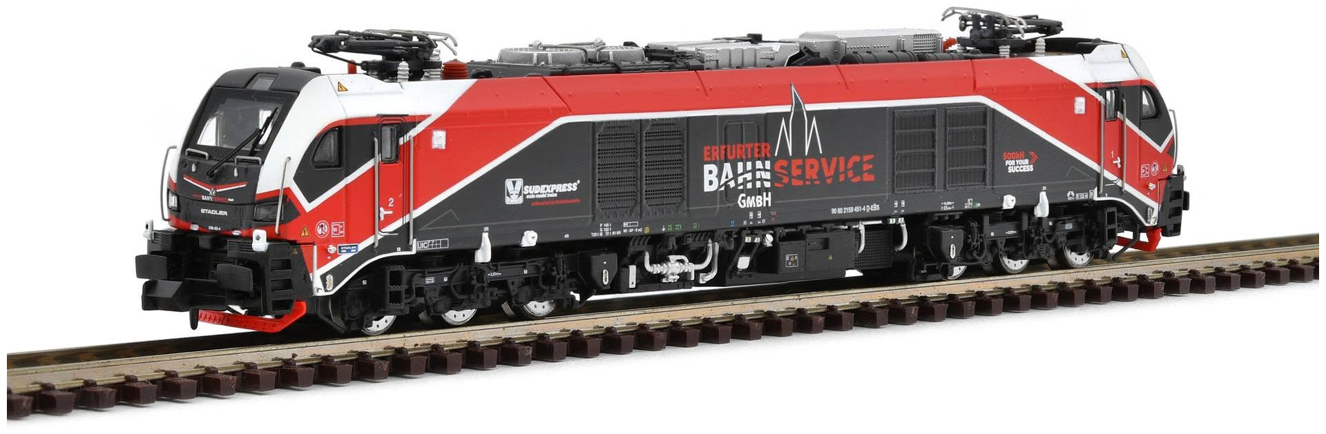 Sudexpress N比例 STADLER EuroDual locomotive BR 159 of the Bahn Service Analog模擬