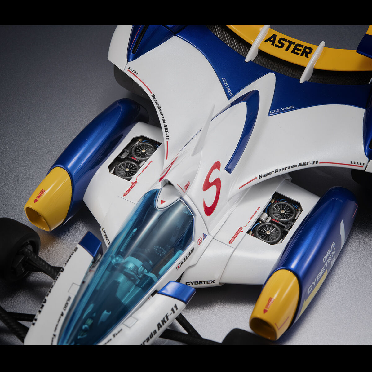 (預訂訂金 $1000) (總價 $2419) (魂限) MegaHouse Variable Action Hi-SPEC 新世紀GPX Cyber Formula 11 Super Asurada AKF-11 ~35th Anniversary Color Edition~ 高智能方程式 超級雷神 AKF-11 35週年顏色版 (連特典) (行版)